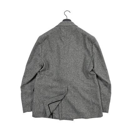 26-27AW TAGLIATORE “NAPOLI” カシミヤ混ヴァージンウール 6Bダブルテーラードジャケット グレー 48 | GUARDAROBA MILANO OFFICIAL STORE