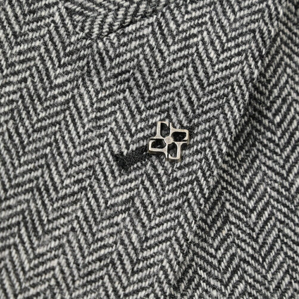 26-27AW TAGLIATORE “NAPOLI” カシミヤ混ヴァージンウール 6Bダブルテーラードジャケット グレー 48 | GUARDAROBA MILANO OFFICIAL STORE
