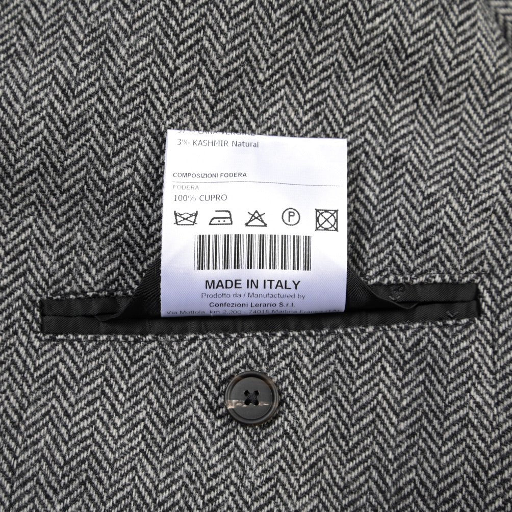 26-27AW TAGLIATORE “NAPOLI” カシミヤ混ヴァージンウール 6Bダブルテーラードジャケット グレー 48 | GUARDAROBA MILANO OFFICIAL STORE