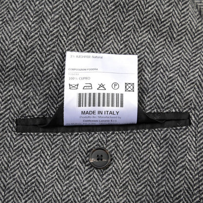 26-27AW TAGLIATORE “NAPOLI” カシミヤ混ヴァージンウール 6Bダブルテーラードジャケット グレー 48 | GUARDAROBA MILANO OFFICIAL STORE