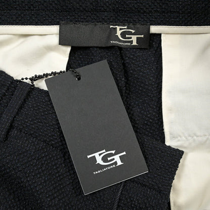 26-27AW TAGLIATORE ストレッチウール ノータックスラックス / P-GARCON TGT ネイビー 48 | GUARDAROBA MILANO OFFICIAL STORE