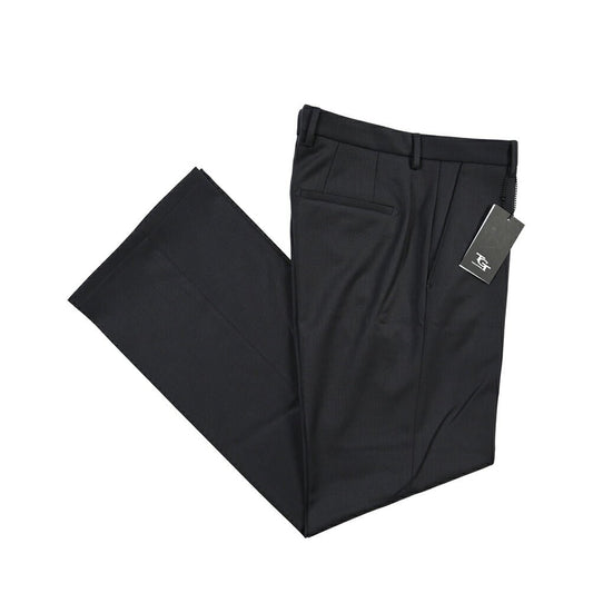 26-27AW TAGLIATORE ストレッチウール ノータックフレアスラックスパンツ / P-HELSINKI TGT ブラック 48 | GUARDAROBA MILANO OFFICIAL STORE