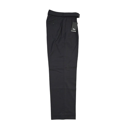 26-27AW TAGLIATORE カシミヤ混ウール ツータックワイドスラックス / P-NEVIL24 TGT ネイビー 48 | GUARDAROBA MILANO OFFICIAL STORE