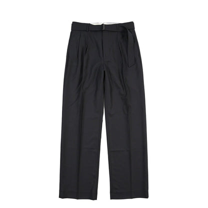 26-27AW TAGLIATORE カシミヤ混ウール ツータックワイドスラックス / P-NEVIL24 TGT ネイビー 48 | GUARDAROBA MILANO OFFICIAL STORE