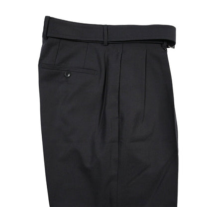 26-27AW TAGLIATORE カシミヤ混ウール ツータックワイドスラックス / P-NEVIL24 TGT ネイビー 48 | GUARDAROBA MILANO OFFICIAL STORE