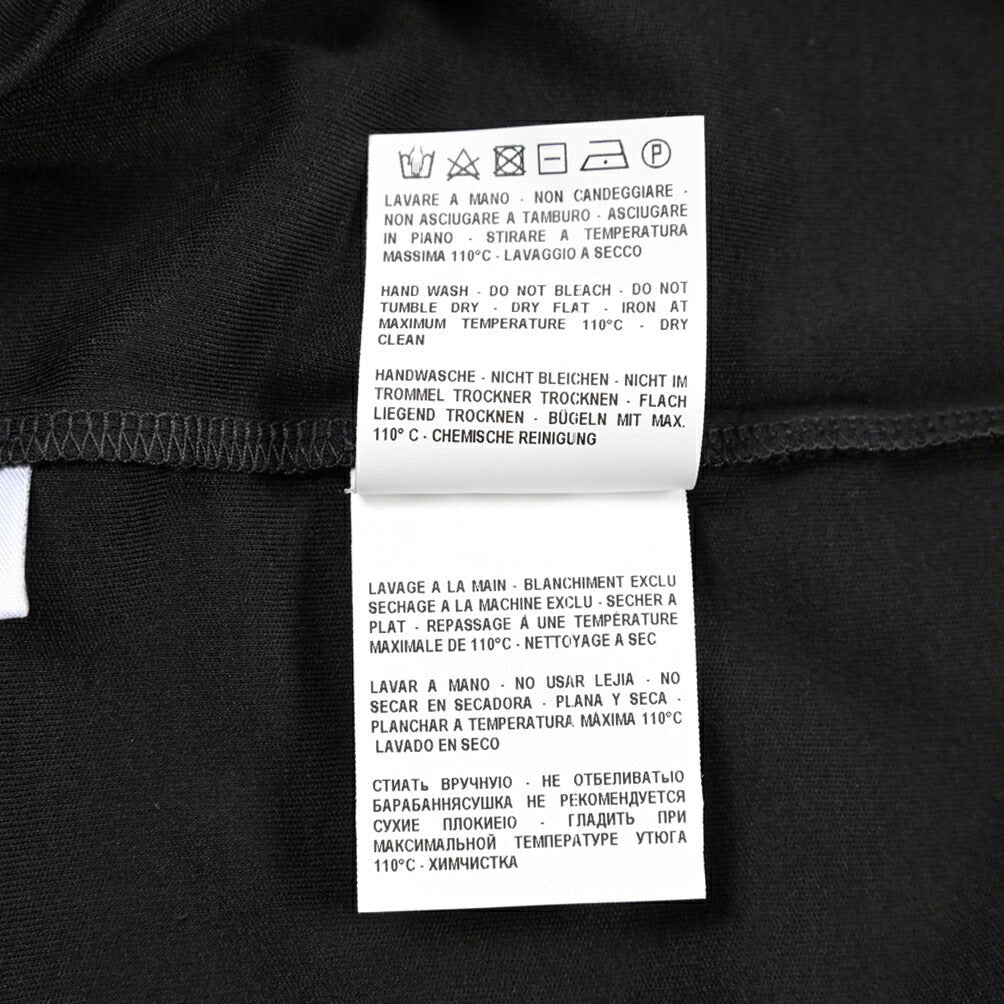 26-27AW TAGLIATORE “SAXE” コットン100% クルーネック半袖Tシャツ ブラック 50 | GUARDAROBA MILANO OFFICIAL STORE