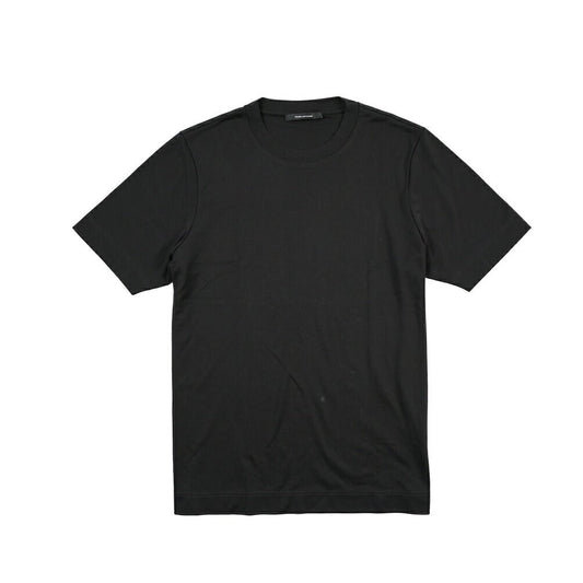 26-27AW TAGLIATORE “SAXE” コットン100% クルーネック半袖Tシャツ ブラック 50 | GUARDAROBA MILANO OFFICIAL STORE