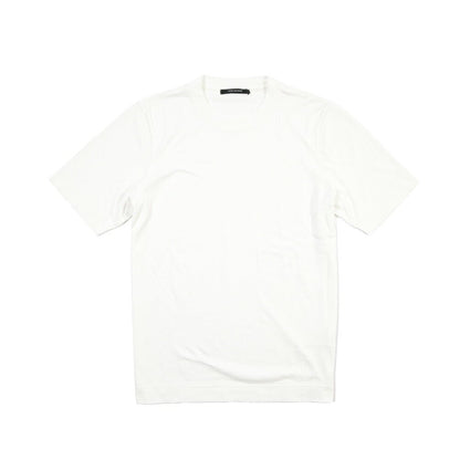 26-27AW TAGLIATORE “SAXE” コットン100% クルーネック半袖Tシャツ ホワイト 50 | GUARDAROBA MILANO OFFICIAL STORE