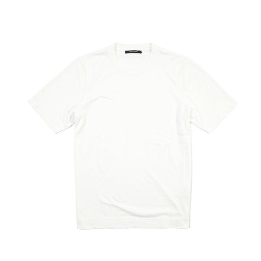 26-27AW TAGLIATORE “SAXE” コットン100% クルーネック半袖Tシャツ ホワイト 50 | GUARDAROBA MILANO OFFICIAL STORE