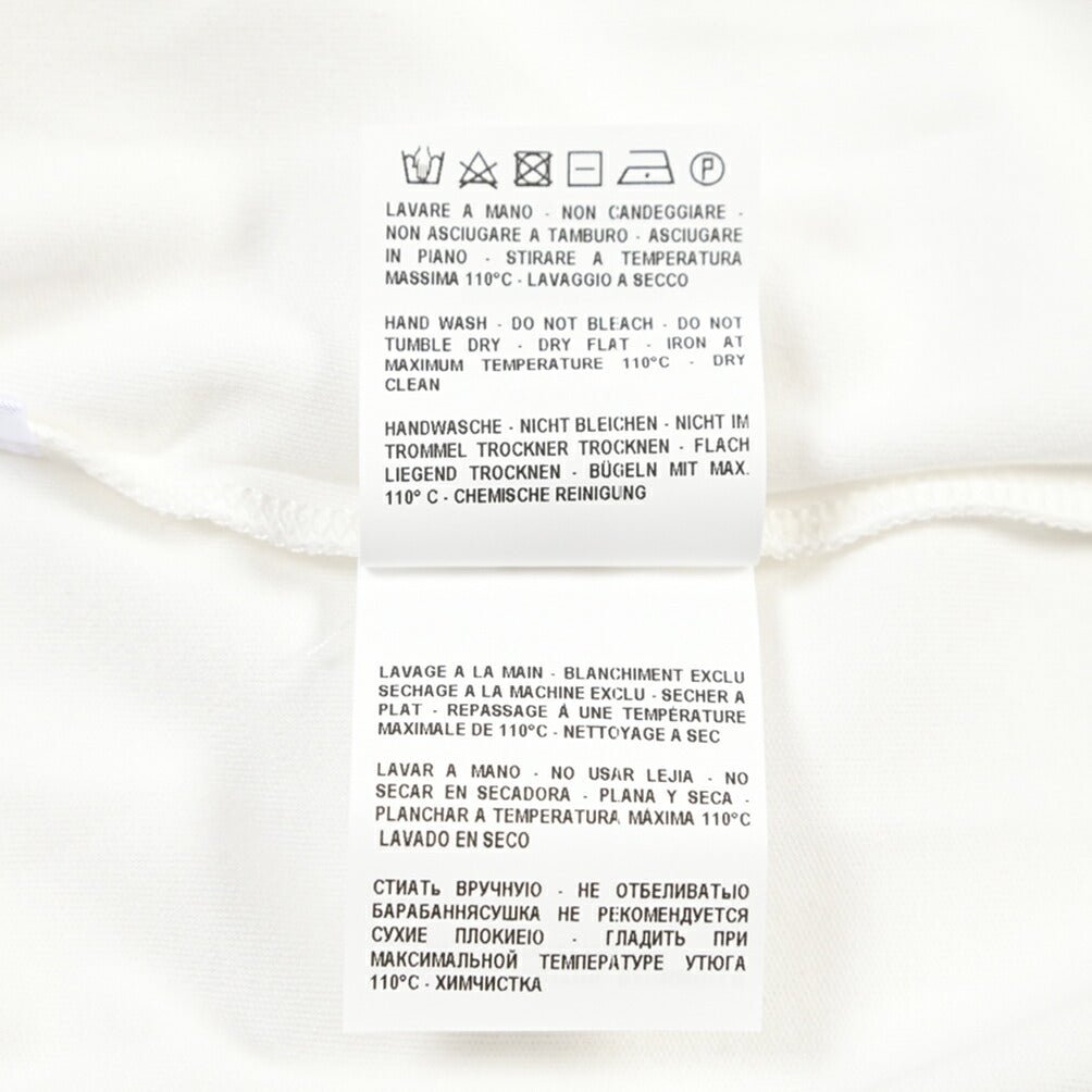 26-27AW TAGLIATORE “SAXE” コットン100% クルーネック半袖Tシャツ ホワイト 50 | GUARDAROBA MILANO OFFICIAL STORE