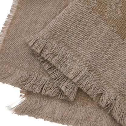 26-27AW TAGLIATORE “SCIARPA55” ヴァージンウール100% ロゴ総柄マフラー グレージュ(TAUPE) 180cm×55cm×2cm | GUARDAROBA MILANO OFFICIAL STORE