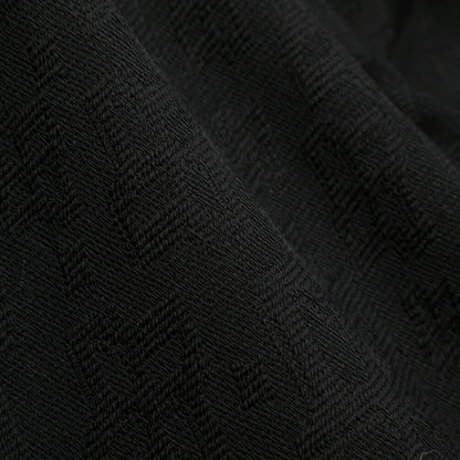 26-27AW TAGLIATORE “SCIARPA55” ヴァージンウール100% ロゴ総柄マフラー ブラック(NERO) 180cm×55cm×2cm | GUARDAROBA MILANO OFFICIAL STORE