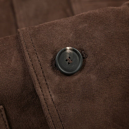 26-27AW TAGLIATORE “SEVRES” ラムレザー100% カバーオール ブラウン(BROWN) 48 | GUARDAROBA MILANO OFFICIAL STORE