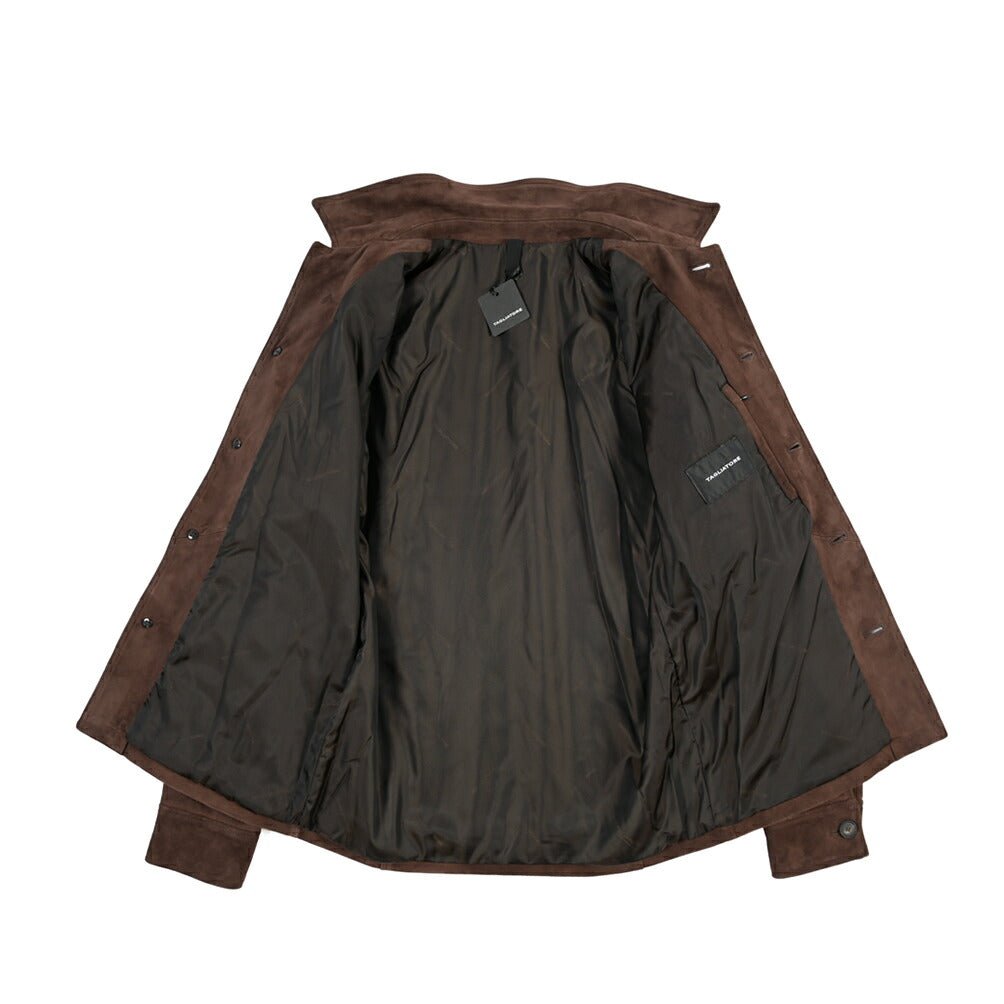 26-27AW TAGLIATORE “SEVRES” ラムレザー100% カバーオール ブラウン(BROWN) 48 | GUARDAROBA MILANO OFFICIAL STORE