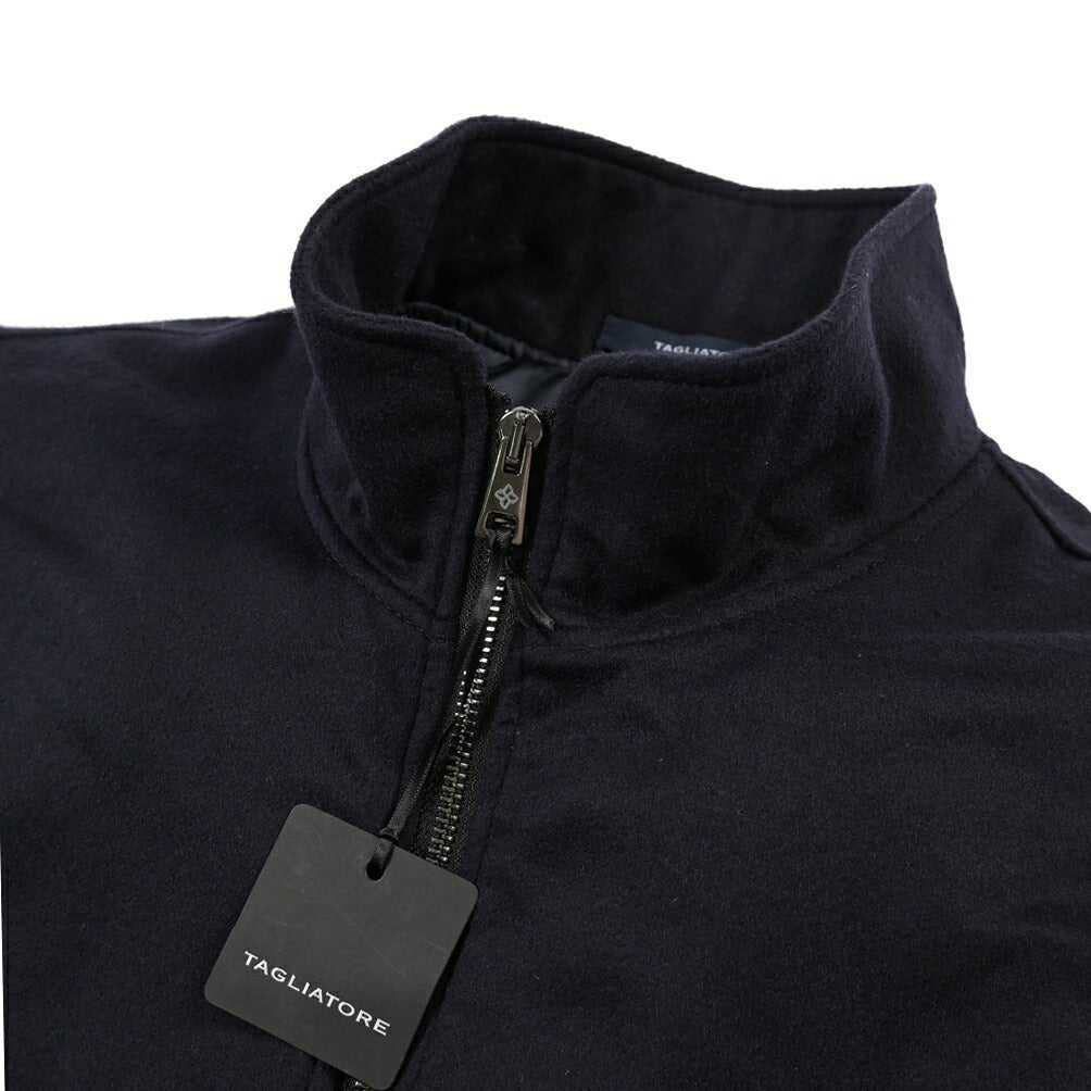 26-27AW TAGLIATORE ヴァージンウール スタンドカラー中綿ベスト / SPYKE ネイビー 48 | GUARDAROBA MILANO OFFICIAL STORE