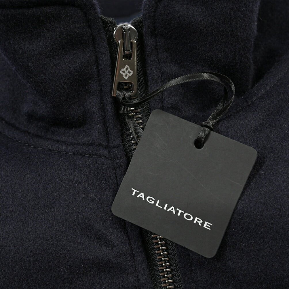26-27AW TAGLIATORE ヴァージンウール スタンドカラー中綿ベスト / SPYKE ネイビー 48 | GUARDAROBA MILANO OFFICIAL STORE