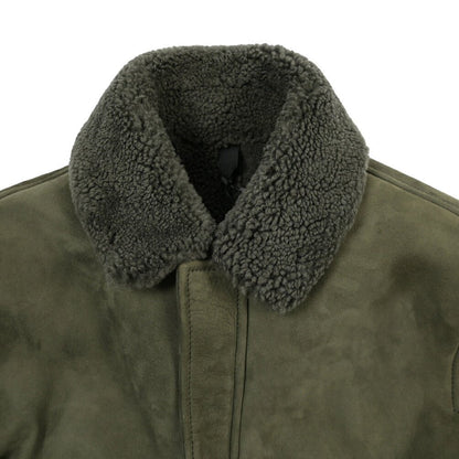26-27AW TAGLIATORE “STOW” ラムレザー100% ムートンジャケット カーキグリーン(VERDE) 48 | GUARDAROBA MILANO OFFICIAL STORE