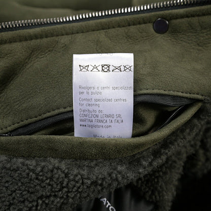 26-27AW TAGLIATORE “STOW” ラムレザー100% ムートンジャケット カーキグリーン(VERDE) 48 | GUARDAROBA MILANO OFFICIAL STORE