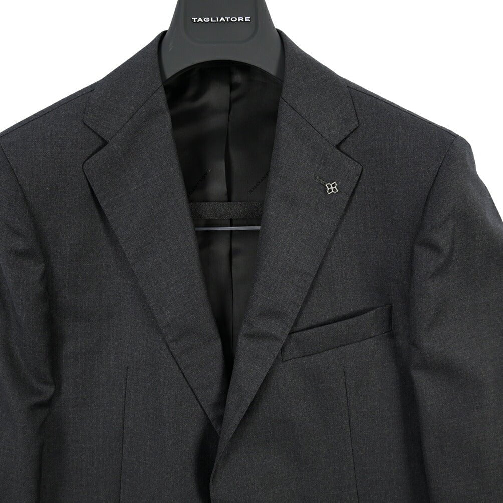 26-27AW TAGLIATORE SUPER 110's ヴァージンウール100% 2Bシングルテーラードスーツ / CANONICO製生地(Perennial) / 2FBR22B01 グレー<br> 50 | GUARDAROBA MILANO OFFICIAL STORE
