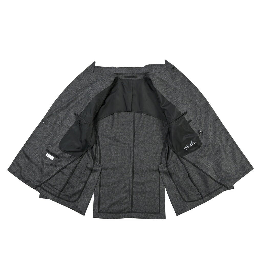 26-27AW TAGLIATORE SUPER 110's ヴァージンウール100% 6Bダブルテーラードジャケット グレー 50 | GUARDAROBA MILANO OFFICIAL STORE