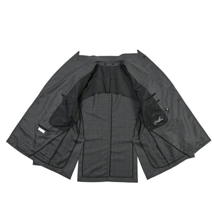 26-27AW TAGLIATORE SUPER 110's ヴァージンウール100% 6Bダブルテーラードジャケット グレー 50 | GUARDAROBA MILANO OFFICIAL STORE