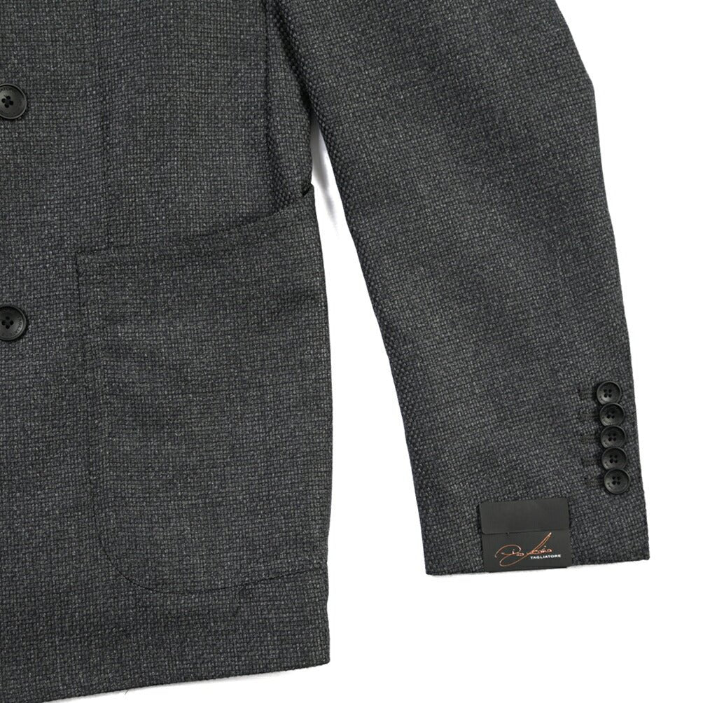 26-27AW TAGLIATORE SUPER 110's ヴァージンウール100% 6Bダブルテーラードジャケット グレー 50 | GUARDAROBA MILANO OFFICIAL STORE