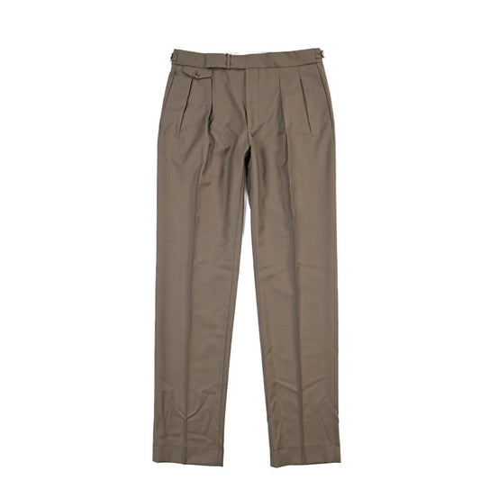 26-27AW TAGLIATORE SUPER 110's ヴァージンウール100% ツータックスラックス / P-PAVEL24 TGT ブラウン 48 | GUARDAROBA MILANO OFFICIAL STORE