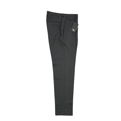 26-27AW TAGLIATORE SUPER 110's ヴァージンウール100% ワンタックスラックス / TAG11 TGT ダークグレー 50 | GUARDAROBA MILANO OFFICIAL STORE