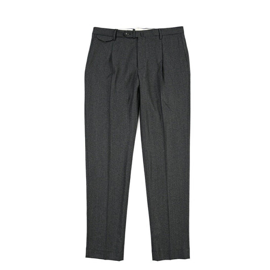 26-27AW TAGLIATORE SUPER 110's ヴァージンウール100% ワンタックスラックス / TAG11 TGT ダークグレー 50 | GUARDAROBA MILANO OFFICIAL STORE