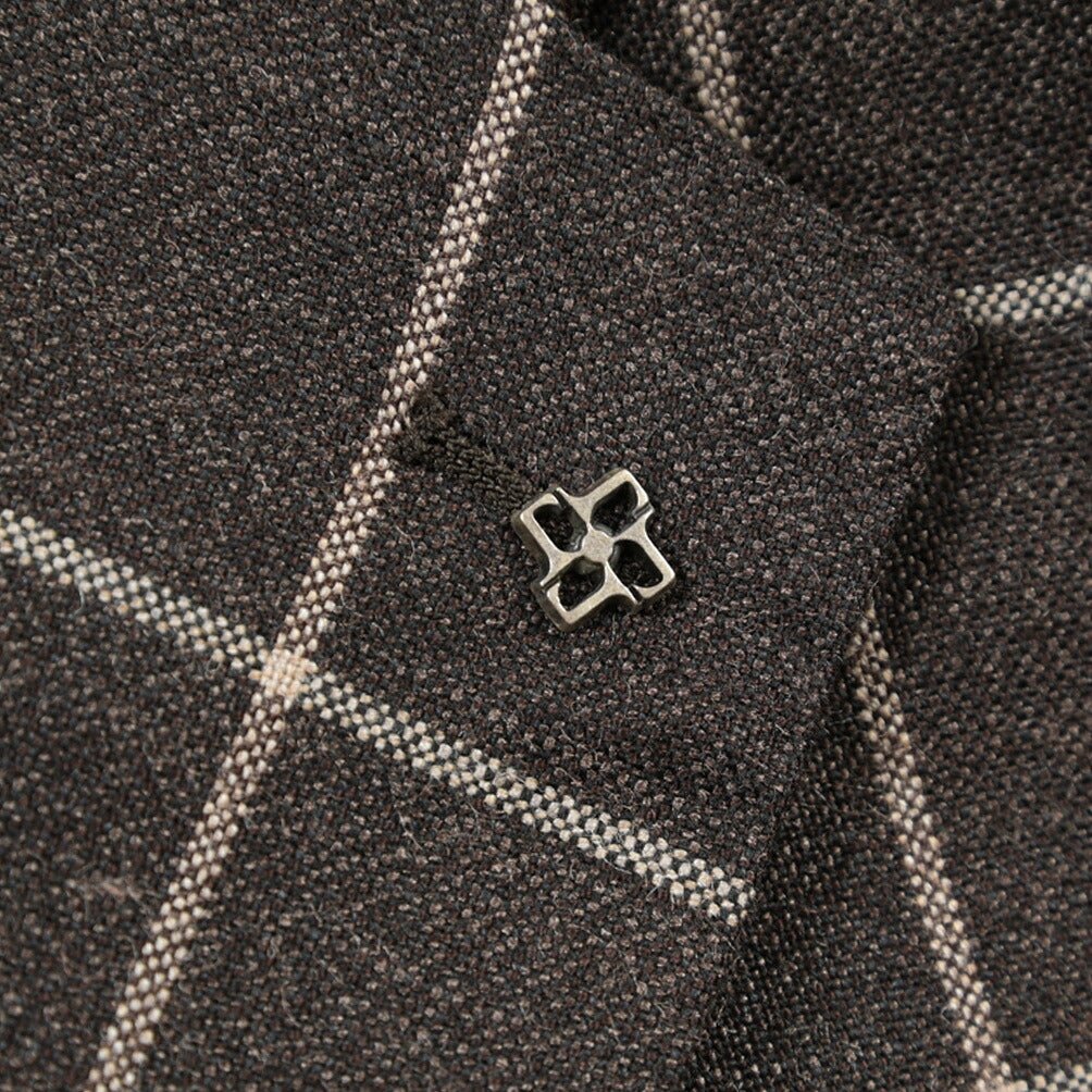 26-27AW TAGLIATORE “VESUVIO” ベビーアルパカ混 2Bシングルテーラードジャケット ブラウン 48 | GUARDAROBA MILANO OFFICIAL STORE