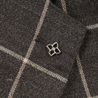 26-27AW TAGLIATORE “VESUVIO” ベビーアルパカ混 2Bシングルテーラードジャケット ブラウン 48 | GUARDAROBA MILANO OFFICIAL STORE