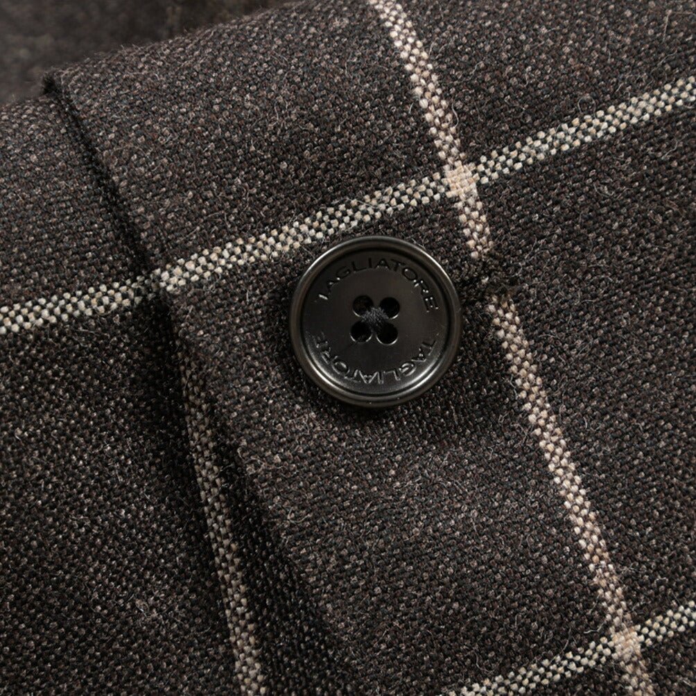 26-27AW TAGLIATORE “VESUVIO” ベビーアルパカ混 2Bシングルテーラードジャケット ブラウン 48 | GUARDAROBA MILANO OFFICIAL STORE