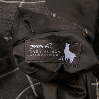26-27AW TAGLIATORE “VESUVIO” ベビーアルパカ混 2Bシングルテーラードジャケット ブラウン 48 | GUARDAROBA MILANO OFFICIAL STORE