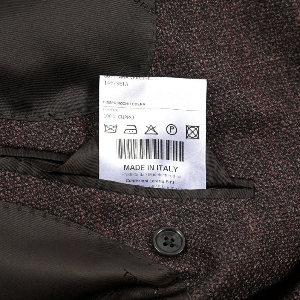 26-27AW TAGLIATORE “VESUVIO” シルク混ウール 6Bダブルテーラードジャケット ブラウン 48 | GUARDAROBA MILANO OFFICIAL STORE