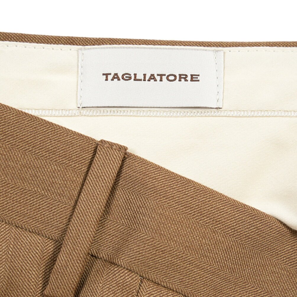 26-27AW TAGLIATORE “VESUVIO” SUPER 130's ヴァージンウール100% 2Bシングルテーラードスーツ / Exclusive Garment ブラウン 50 | GUARDAROBA MILANO OFFICIAL STORE
