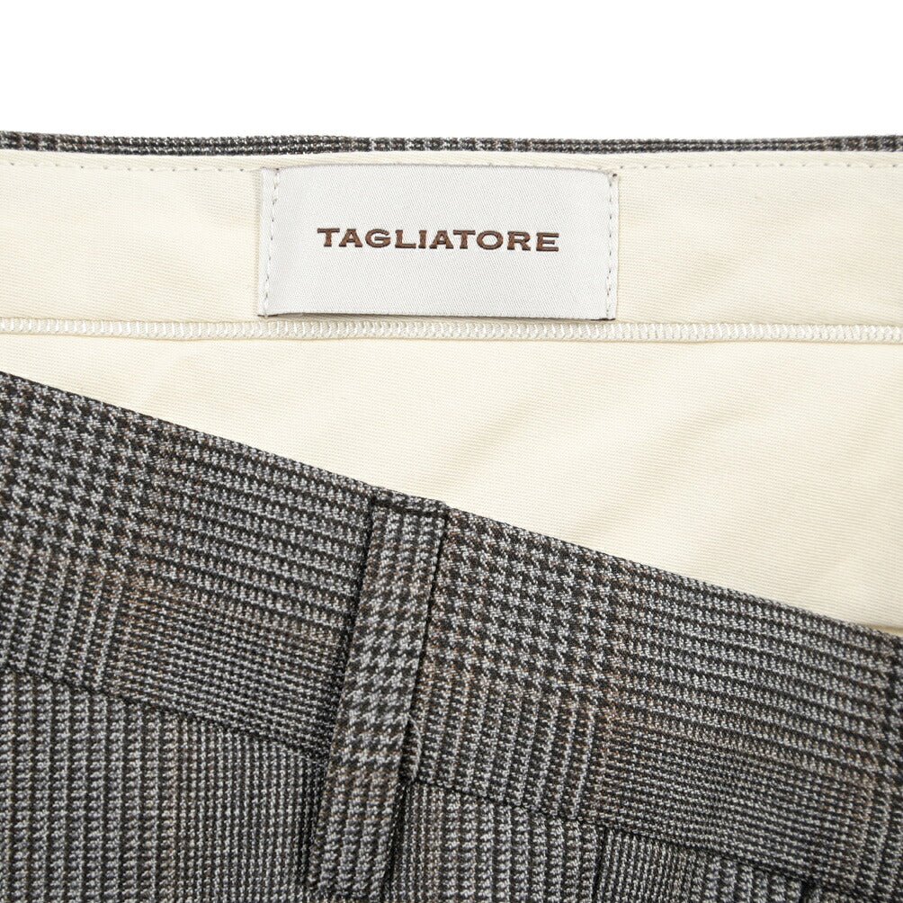 26-27AW TAGLIATORE “VESUVIO” SUPER 130's ヴァージンウール100% 6Bダブルテーラードスーツ グレー 48 | GUARDAROBA MILANO OFFICIAL STORE