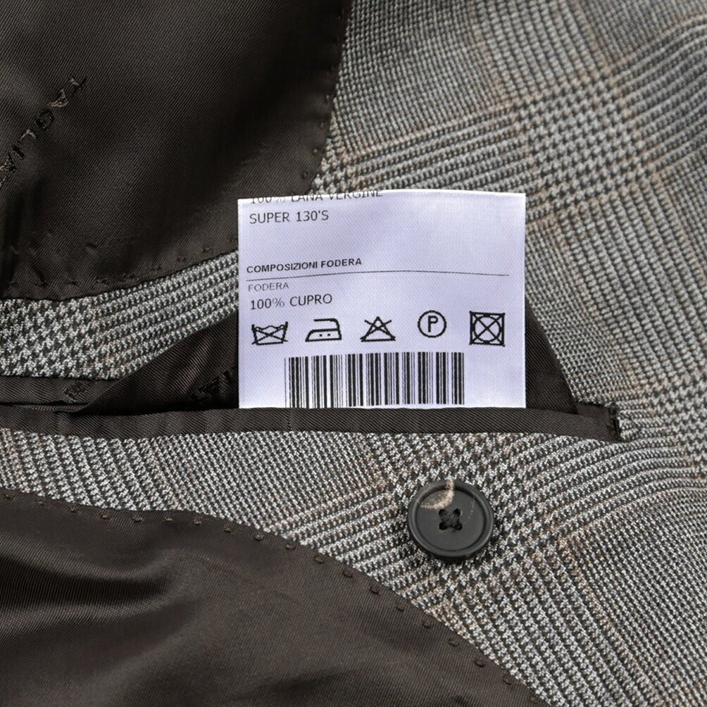 26-27AW TAGLIATORE “VESUVIO” SUPER 130's ヴァージンウール100% 6Bダブルテーラードスーツ グレー 48 | GUARDAROBA MILANO OFFICIAL STORE