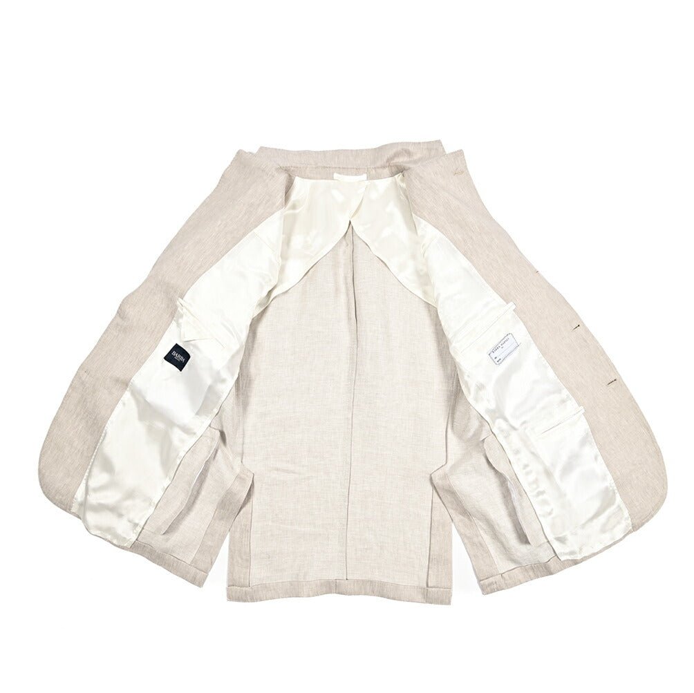 26SS BARBA リネン100% 段返り3Bシングルテーラードスーツ / MEN'S SUIT JIMMY｜435501｜GUARDAROBA MILANO OFFICIAL STORE