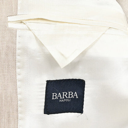 26SS BARBA リネン100% 段返り3Bシングルテーラードスーツ / MEN'S SUIT JIMMY｜435501｜GUARDAROBA MILANO OFFICIAL STORE