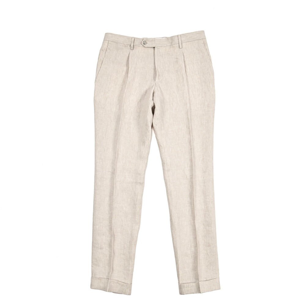 26SS BARBA リネン100% 段返り3Bシングルテーラードスーツ / MEN'S SUIT JIMMY｜435501｜GUARDAROBA MILANO OFFICIAL STORE