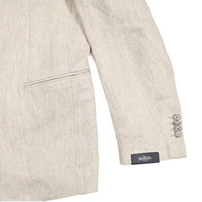 26SS BARBA リネン100% 段返り3Bシングルテーラードスーツ / MEN'S SUIT JIMMY｜435501｜GUARDAROBA MILANO OFFICIAL STORE