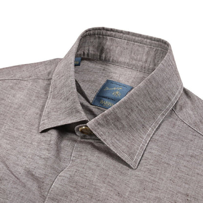 26SS BARBA リネン混コットン サファリシャツ シャツジャケット｜435493-48｜GUARDAROBA MILANO OFFICIAL STORE