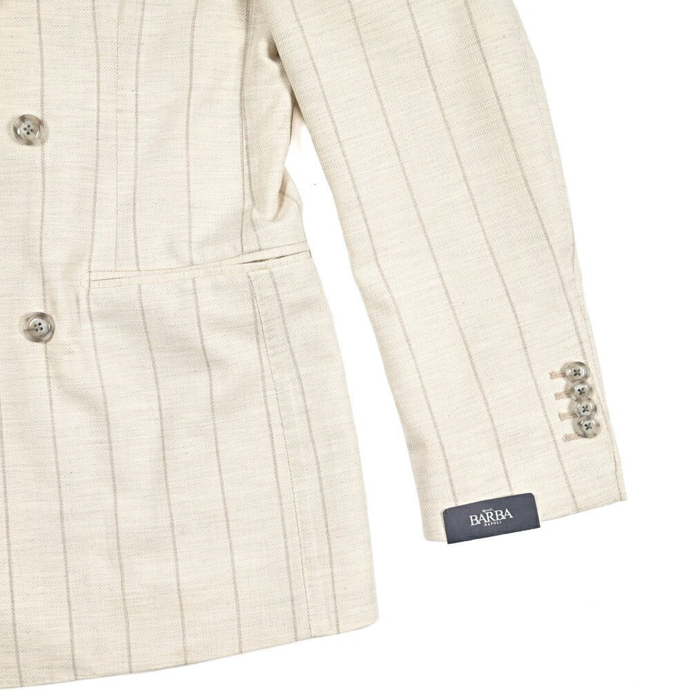 26SS BARBA ウール混コットン 6Bダブルブレストテーラードスーツ / MEN'S SUIT SDP｜435498-48｜GUARDAROBA MILANO OFFICIAL STORE