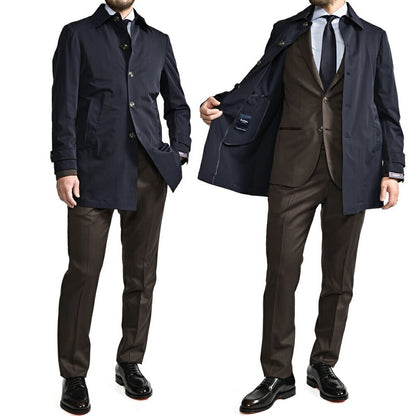 26SS BARBA ストレッチナイロン ステンカラーコート / SPOLVERINO｜435444-42｜GUARDAROBA MILANO OFFICIAL STORE