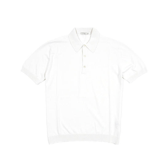 26SS CIRCOLO 1901 コットン100% 半袖ニットポロシャツ ホワイト(bianco) XS | GUARDAROBA MILANO OFFICIAL STORE