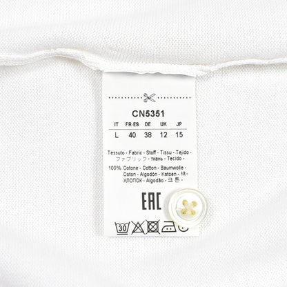 26SS CIRCOLO 1901 コットン100% 半袖ニットポロシャツ ホワイト(bianco) XS | GUARDAROBA MILANO OFFICIAL STORE