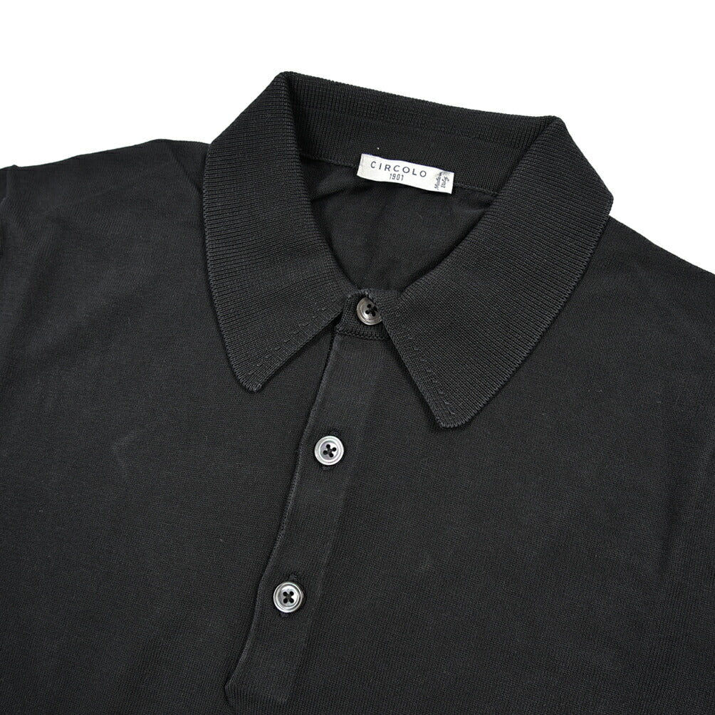 CIRCOLO 1901 チルコロ / コットン100% 半袖ニットポロシャツ / 26SS
