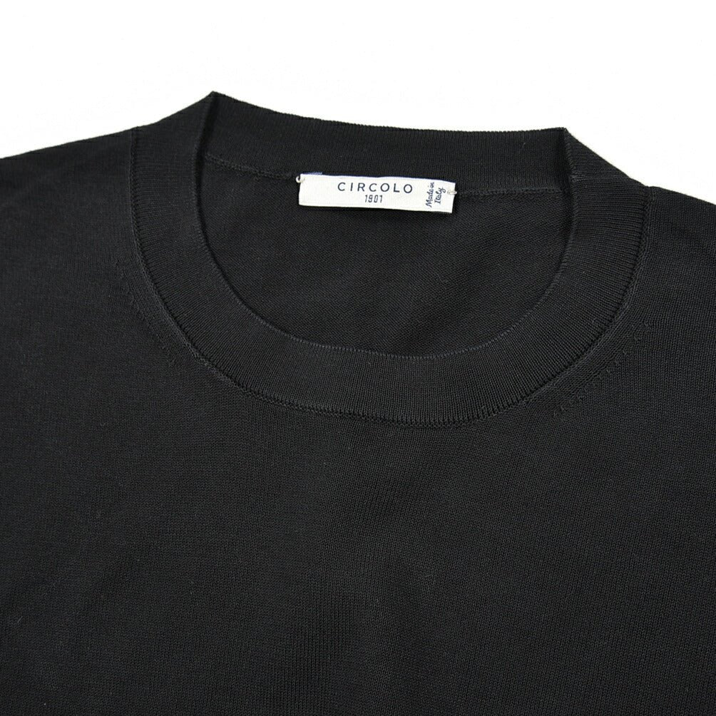 CIRCOLO 1901 チルコロ / コットン100% 半袖ニットTシャツ / 26SS