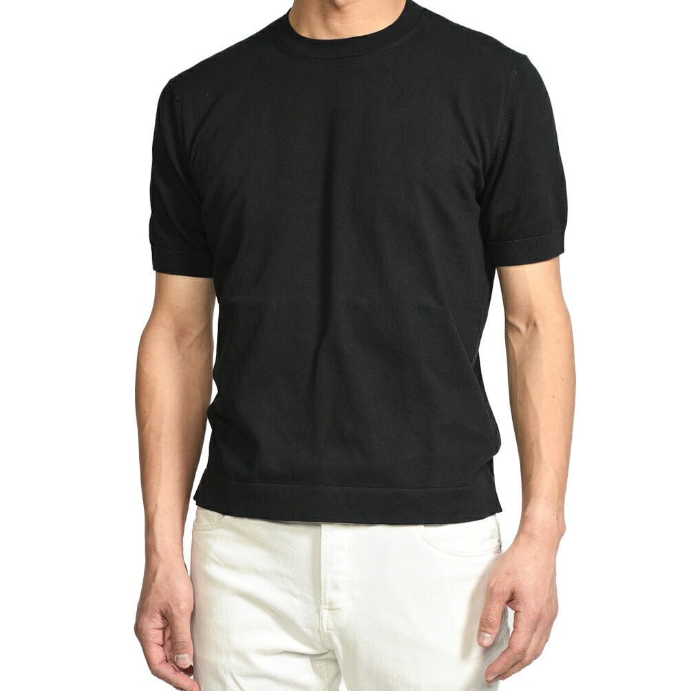 【新品未使用】チルコロ(CIRCOLO 1901)コットンニットTシャツ CIRCOLO 1901 チルコロ / コットン100% 半袖ニットTシャツ / 26SS