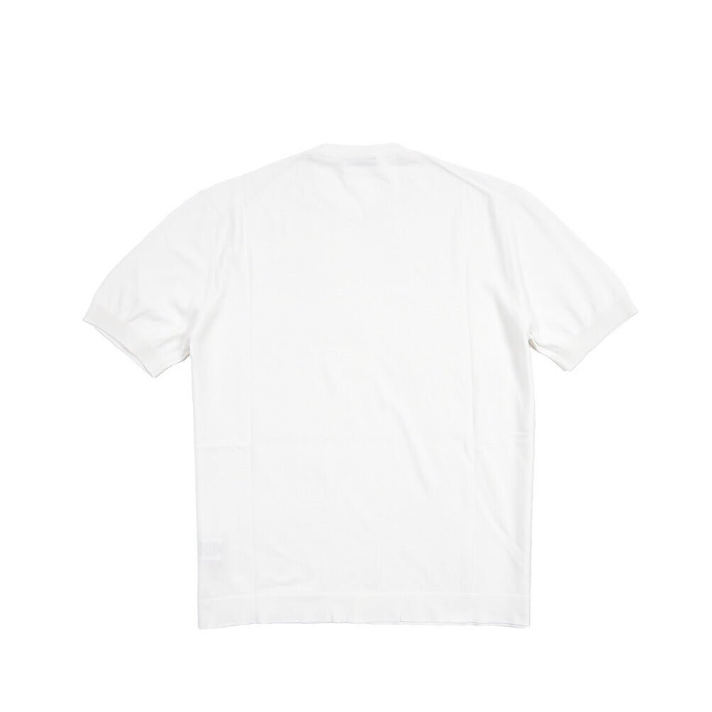 26SS CIRCOLO 1901 コットン100% 半袖ニットTシャツ ホワイト XS | GUARDAROBA MILANO OFFICIAL STORE